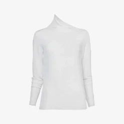 Asymmetric Stretch-woven Top