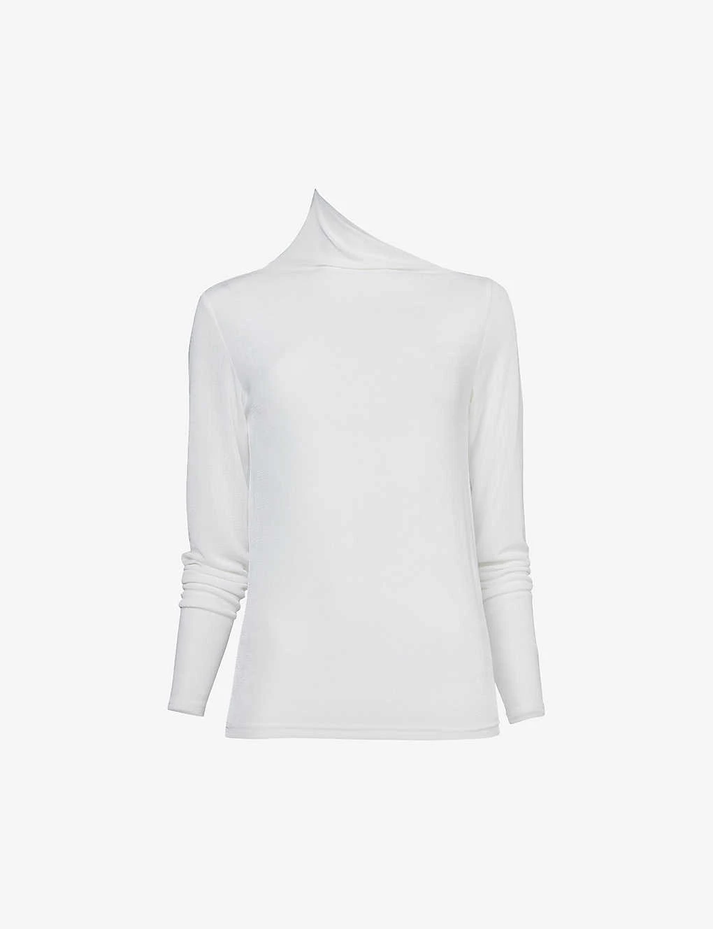 Asymmetric Stretch-woven Top