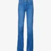 Paige Genevieve Brand-patch High-rise Mid-rise Stretch-denim Jeans