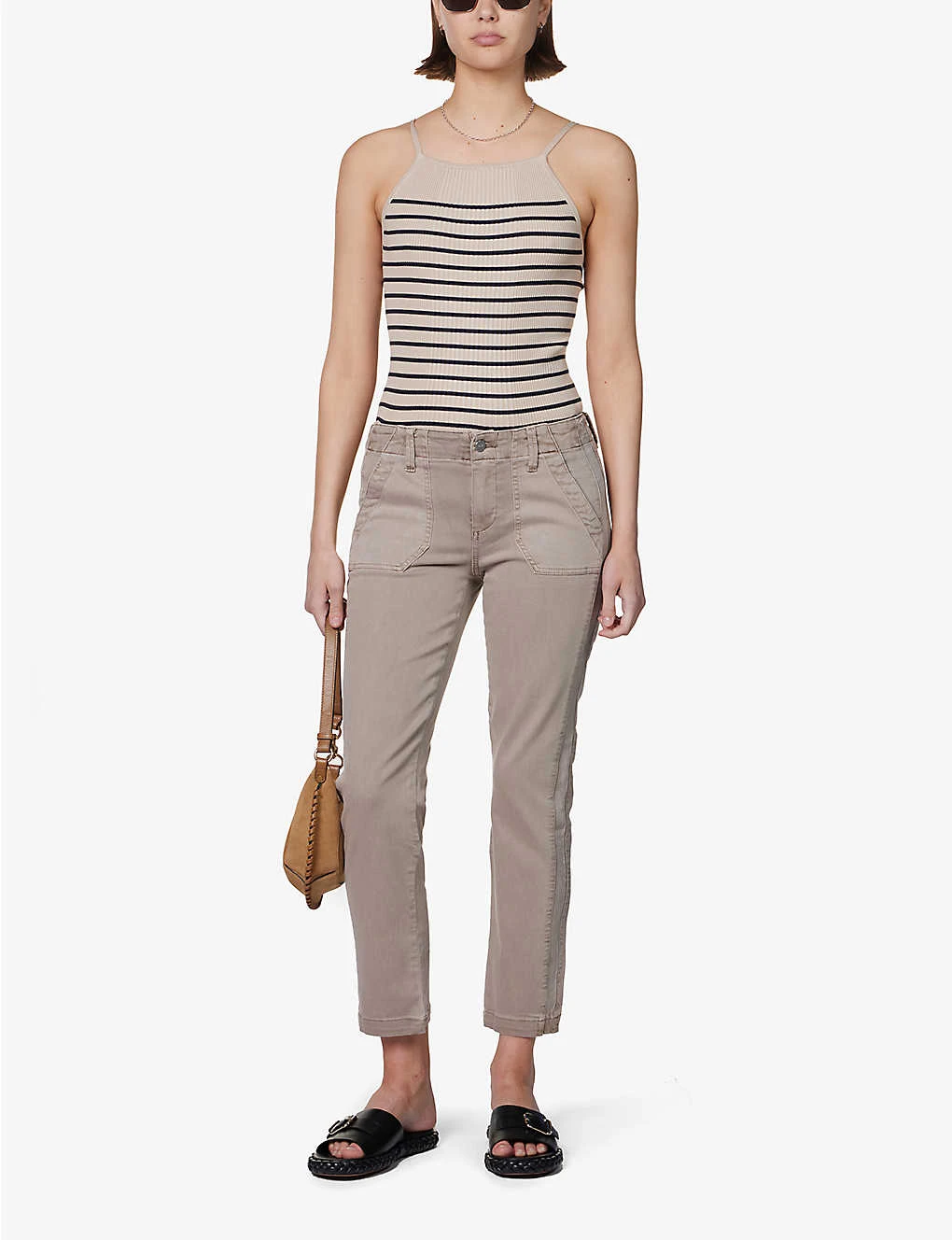 Paige Mayslie Straight-leg Mid-rise Stretch-denim Jeans - Image 2