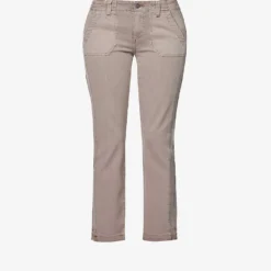 Paige Mayslie Straight-leg Mid-rise Stretch-denim Jeans