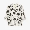 ANINE BING Row Floral-print Woven Shirt