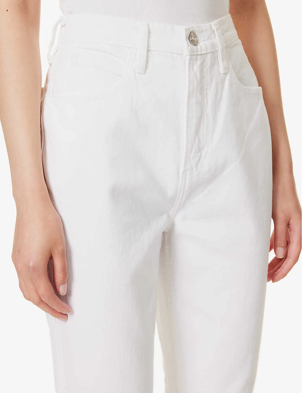 FRAME Le High āNā Tight Wide-leg High-rise Jeans - Image 5