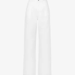 The Edgar Wide-leg High-rise Denim Jeans