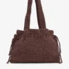 FRAME X Julia Sarr-Jamois Crochet-pattern Cotton-blend Top-handle Bag