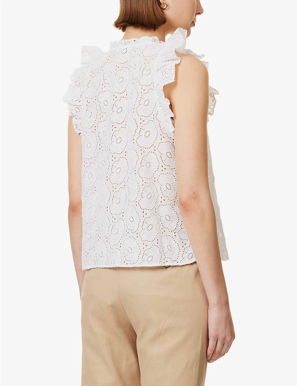 ME AND EM Broderie Cotton Top - Image 4