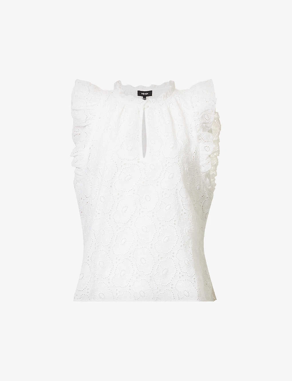 ME AND EM Broderie Cotton Top