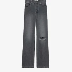 Zadig & Voltaire Evy Distressed-knee Straight-leg Jeans