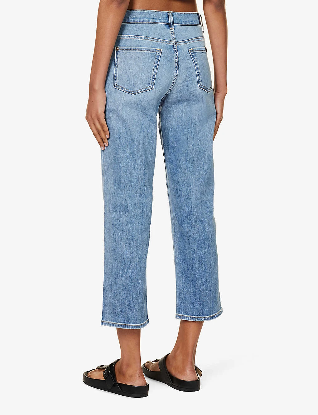 7 For All Mankind The Modern Straight-leg Mid-rise Stretch-denim Jeans - Image 4