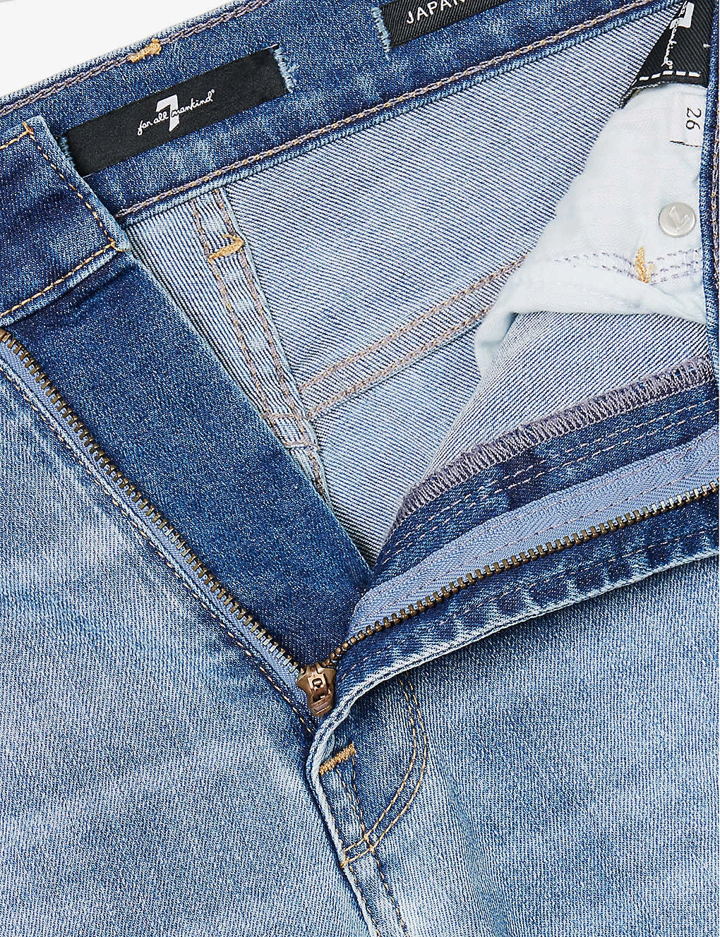 7 For All Mankind The Modern Straight-leg Mid-rise Stretch-denim Jeans - Image 7