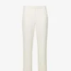 THEORY Treeca Wide-leg High-rise Woven Trousers