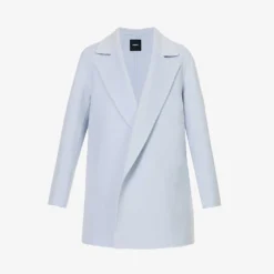 THEORY Clairene Notched-lapel Wool And Cashmere-blend Coat