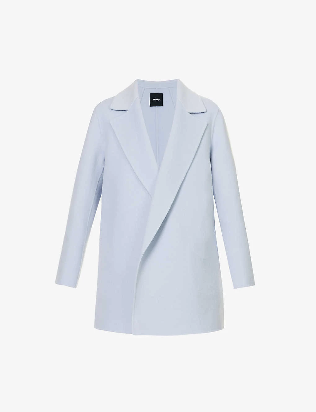 THEORY Clairene Notched-lapel Wool And Cashmere-blend Coat