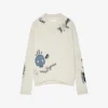 Zadig & Voltaire Markus Graphic-motif Cashmere Jumper
