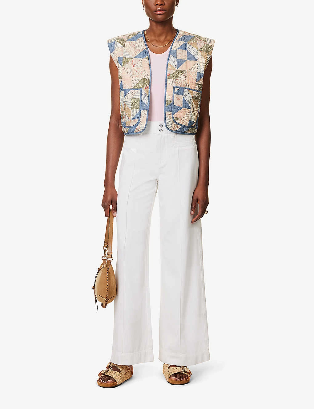 Paige Harper Wide-leg High-rise Cotton-blend Jeans - Image 2