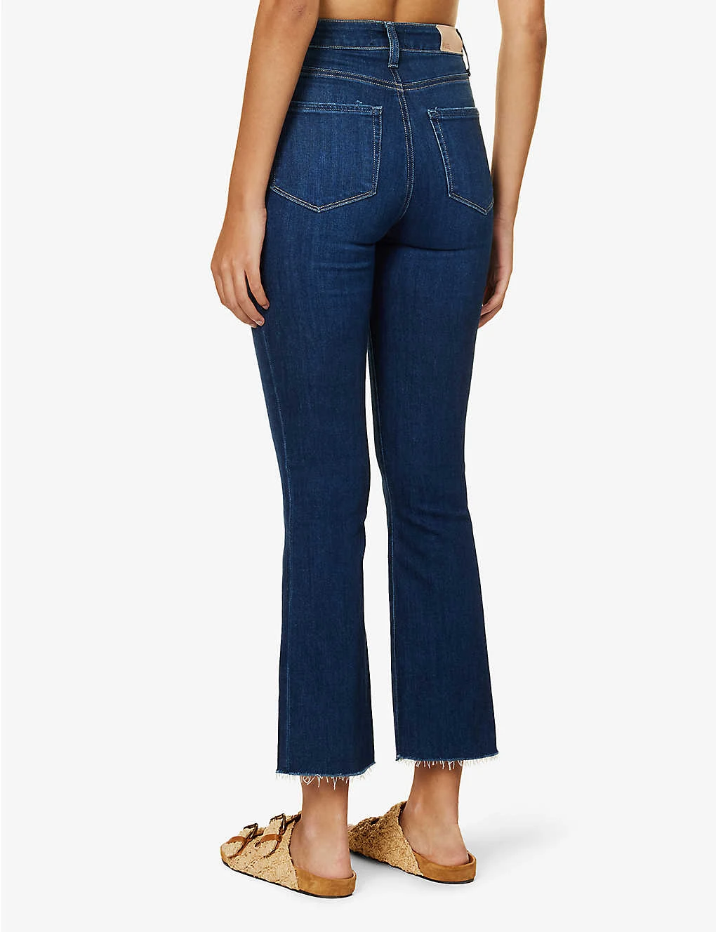 Paige Claudine Flared-leg High-rise Stretch-denim Jeans - Image 4