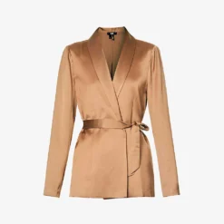 Paige Kadisha Belted Rayon-blend Blazer
