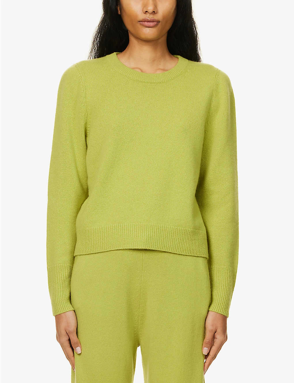 Essentials Scoop-neck Cashmere Jumper - Image 3