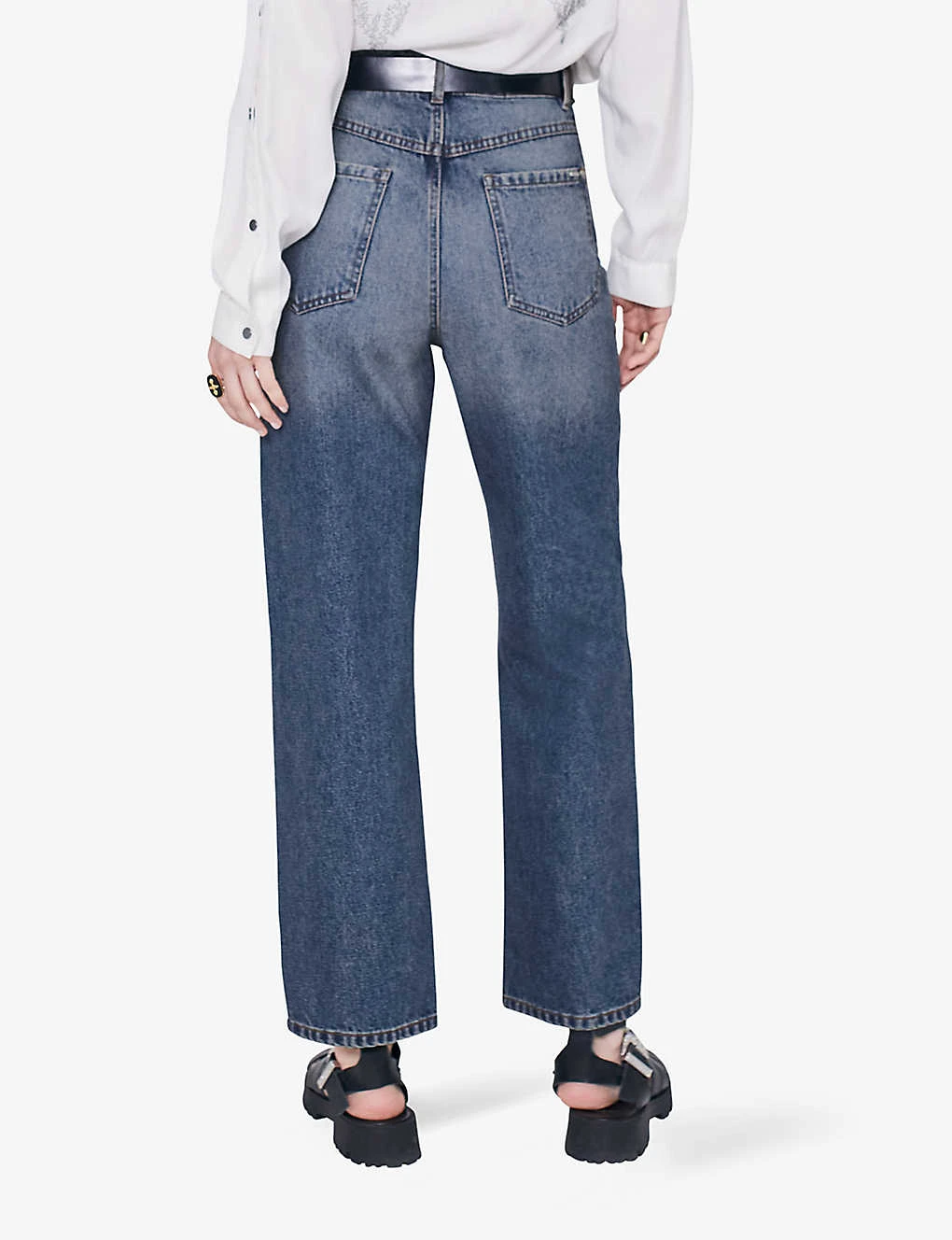 Ikks Relaxed-fit Straight-leg High-rise Denim Jeans - Image 3
