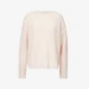 Mesh-knit Relaxed-fit Organic Cashmere-knitted Jumper