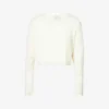 Relaxed-fit Cropped Organic-linen Knitted Jumper
