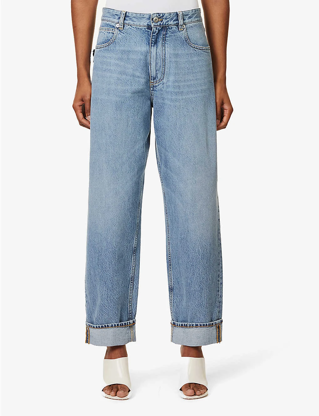 Bottega Veneta Straight-leg Mid-rise Denim Jeans - Image 3