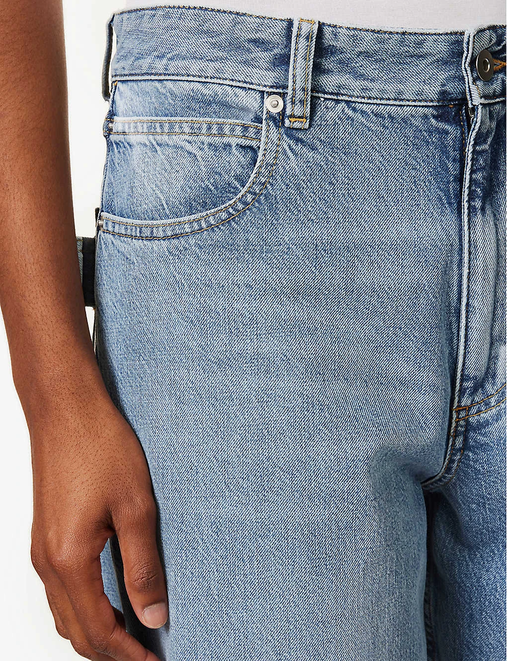 Bottega Veneta Straight-leg Mid-rise Denim Jeans - Image 5