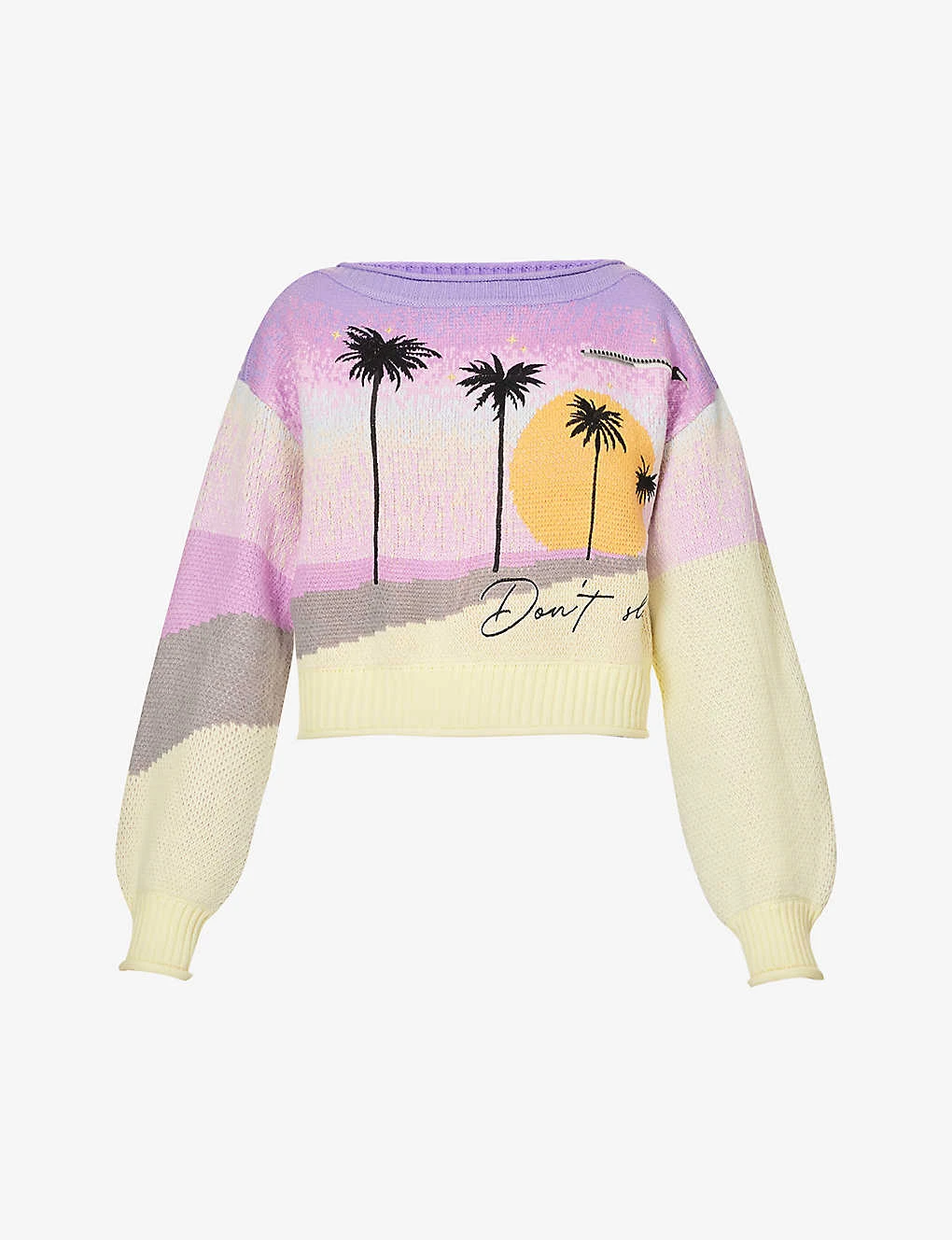 Relaxed-fit Logo-embroidered Knitted Jumper