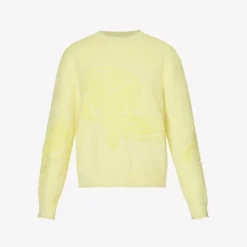 The Still Life Embroidered Cotton-blend Knitted Jumper