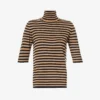 Max Mara Ubicato Striped Wool Knitted Top