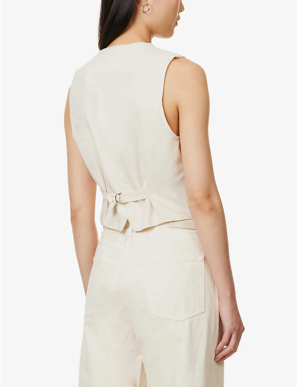 CITIZENS OF HUMANITY Sierra V-neck Cotton Vest - Image 4