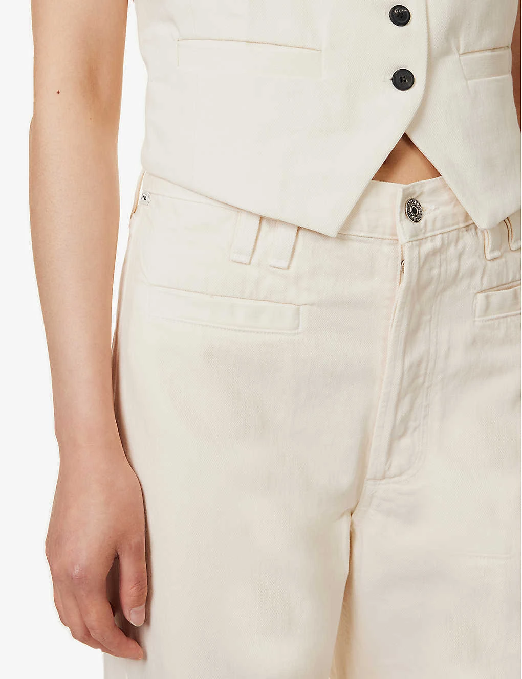 CITIZENS OF HUMANITY Sierra V-neck Cotton Vest - Image 5