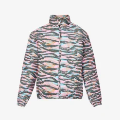 ERL Striped Quilted Cotton-down Jacket