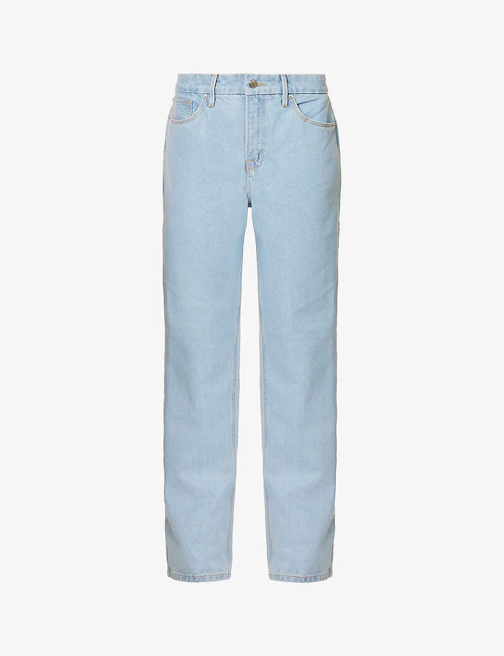 GOOD AMERICAN Good '90s Straight-leg Mi-rise Denim-blend Jeans