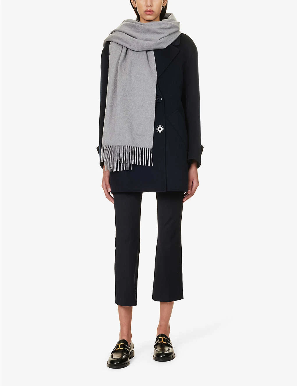 Oceania Double-breasted Wool Coat - Image 2