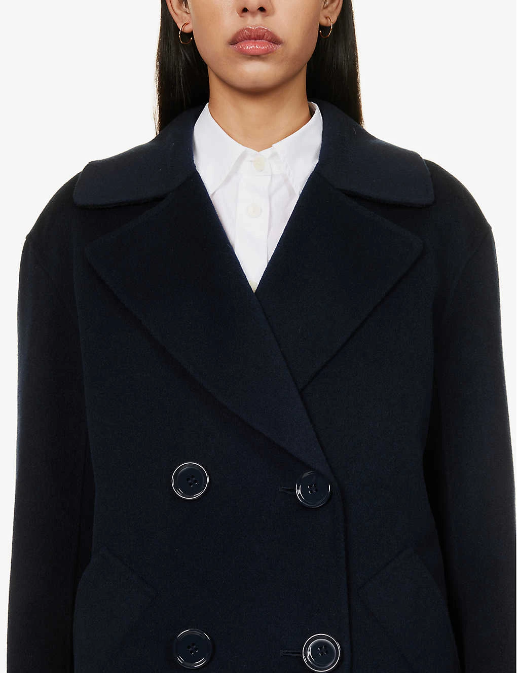 Oceania Double-breasted Wool Coat - Image 5