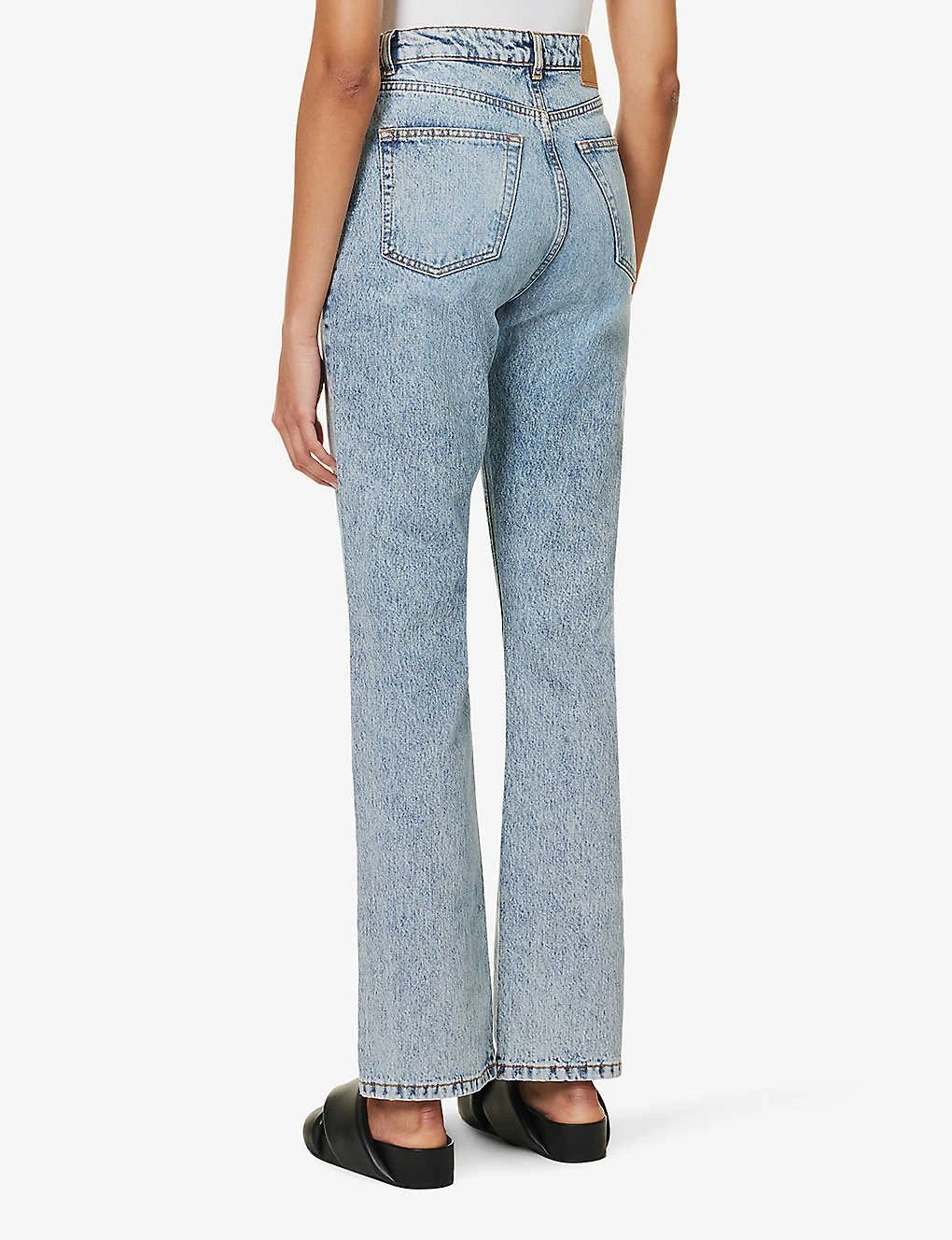 Dover Straight-leg Mid-rise Organic Denim And Recycled Denim-blend Jeans - Image 4