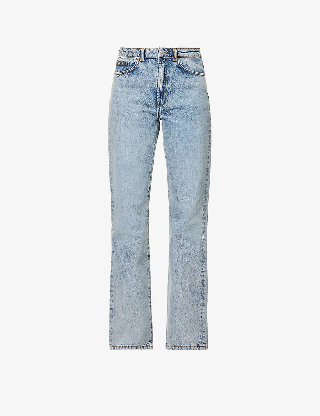Dover Straight-leg Mid-rise Organic Denim And Recycled Denim-blend Jeans