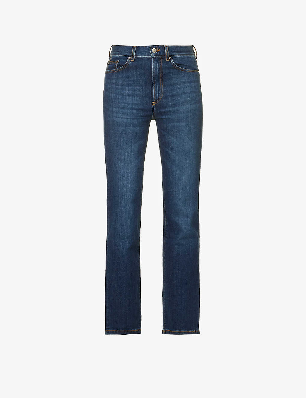 Eiffel Straight-leg Mid-rise Organic Denim-blend Jeans