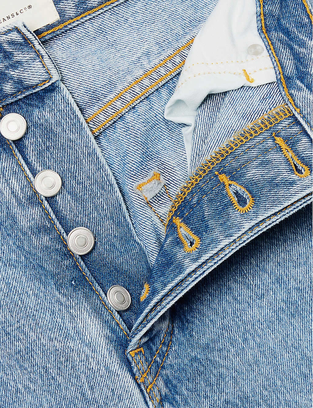 Rodeo Straight-leg Mid-rise Organic And Recycled Denim-blend Jeans - Image 7