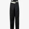 Gachnik Wide-leg Silk And Wool-blend Trousers