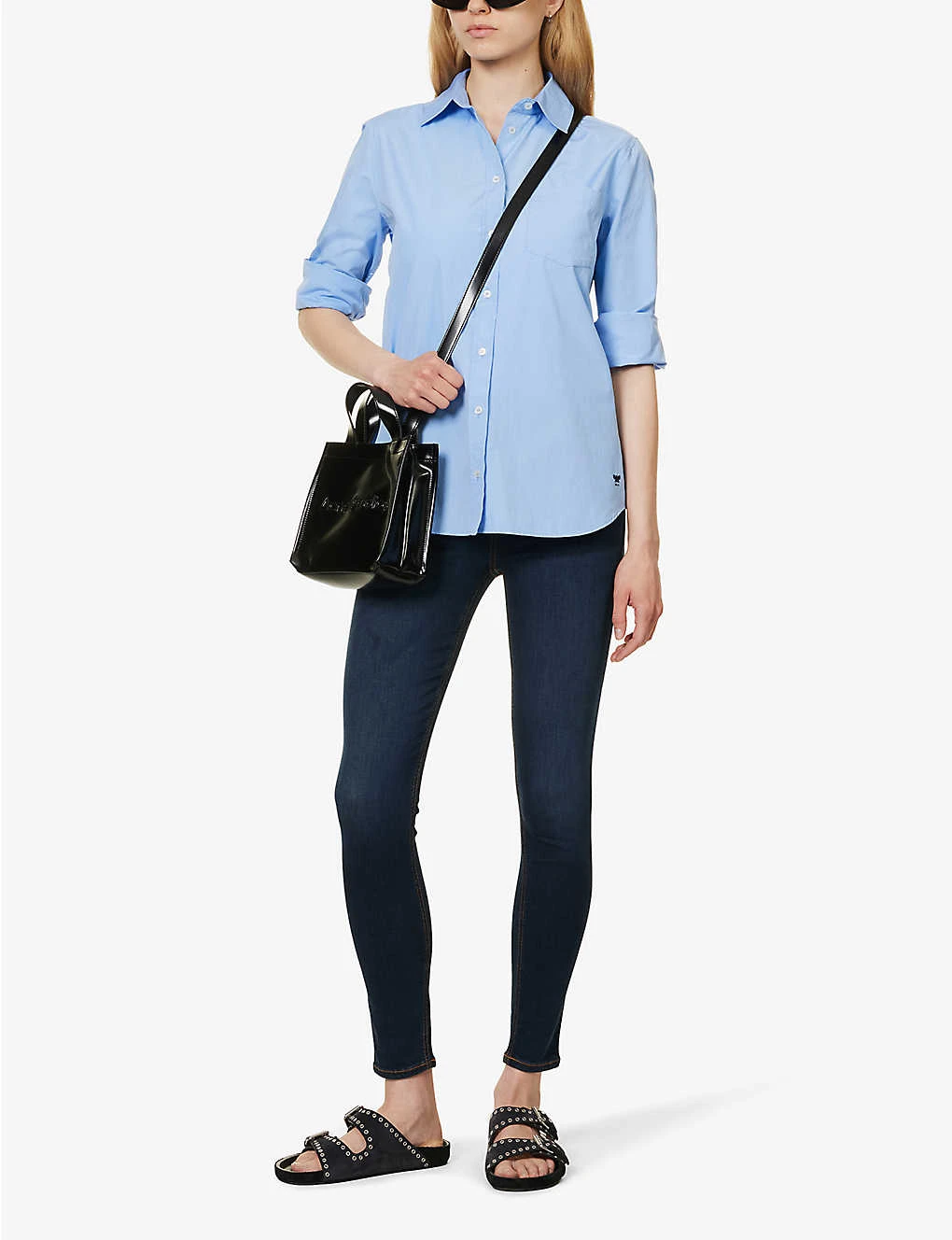 Rag & Bone Cate Brand-embroidered Skinny-fit Mid-rise Stretch-denim Jeans - Image 2