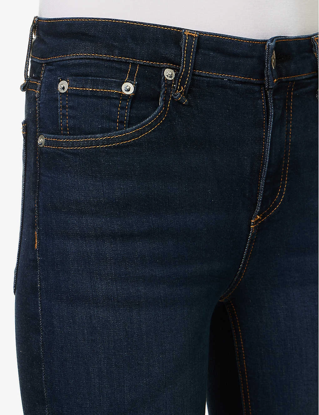 Rag & Bone Cate Brand-embroidered Skinny-fit Mid-rise Stretch-denim Jeans - Image 5