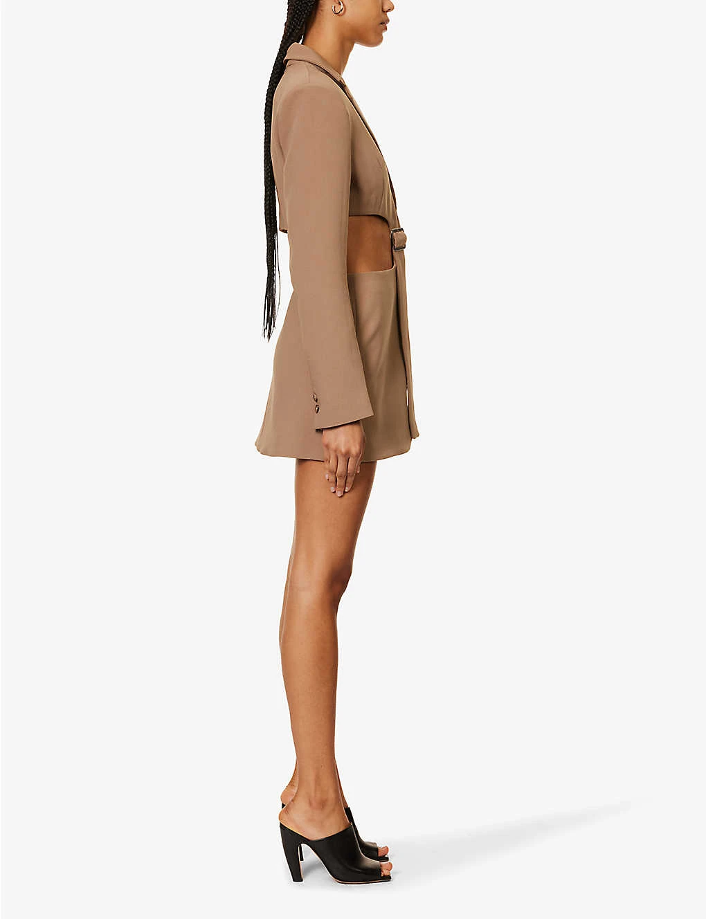 Almero Notched-lapel Stretch-woven Blazer - Image 3