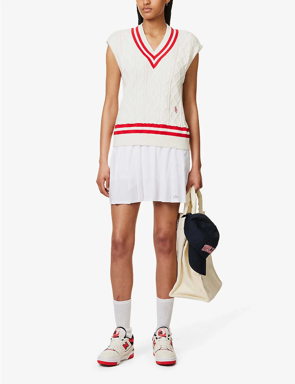 Sporty & Rich X Prince Cotton Knitted Vest - Image 2