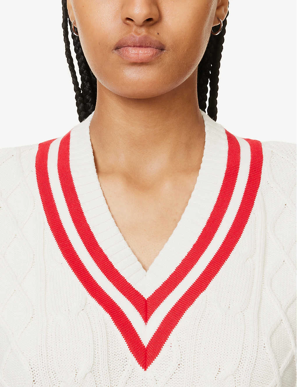 Sporty & Rich X Prince Cotton Knitted Vest - Image 5