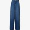 Sasha Wide-leg Mid-rise Denim Jeans