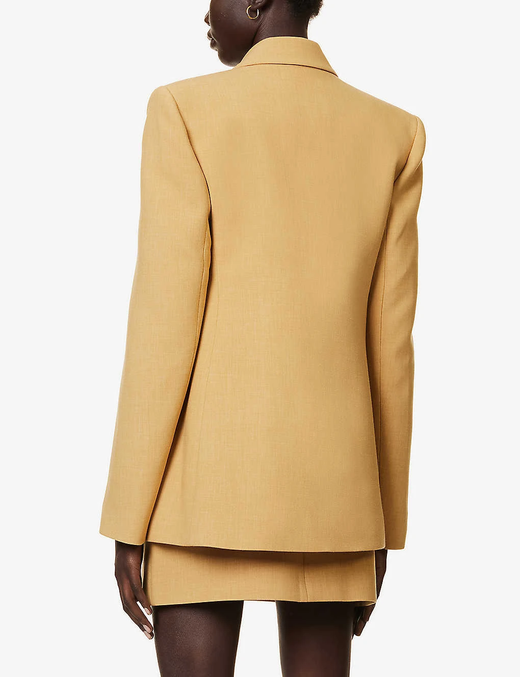 Ambrose Padded-shoulders Notch-lapel Stretch-woven Blazer - Image 4