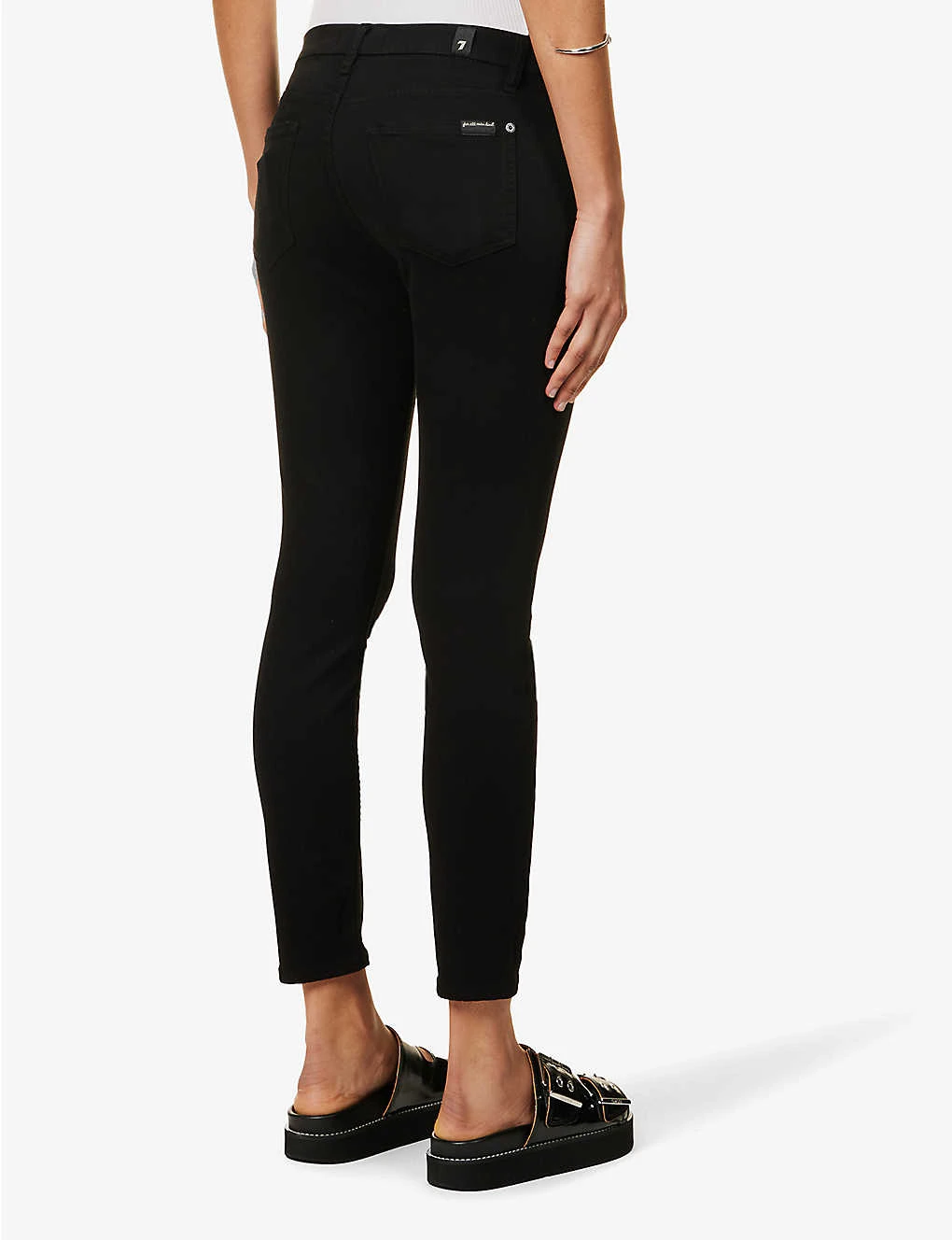 7 For All Mankind The Ankle Skinny B(Air) Slim-fit Mid-rise Stretch-woven Jeans - Image 4