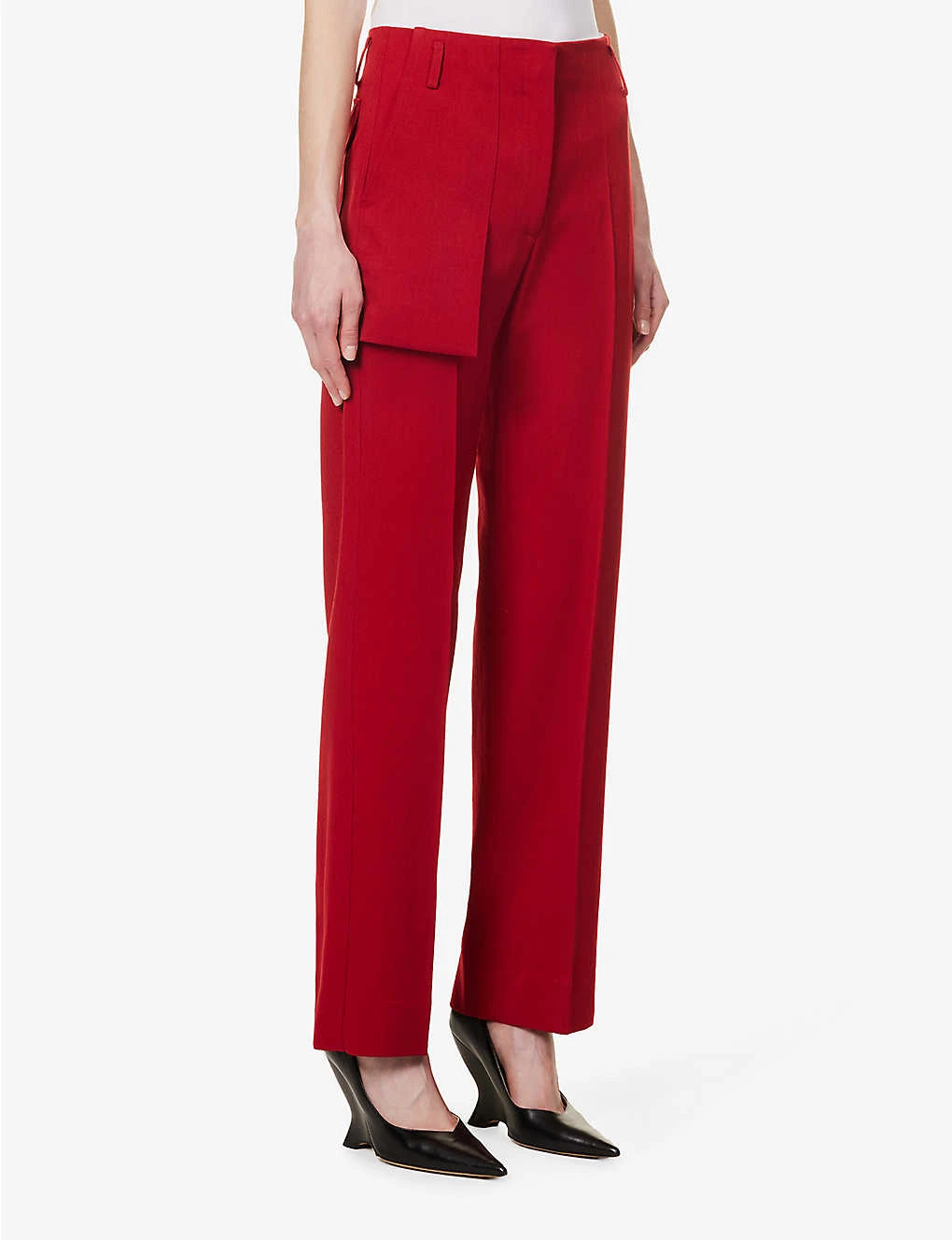 Victoria Beckham Utility Straight-leg Mid-rise Woven Trousers - Image 3